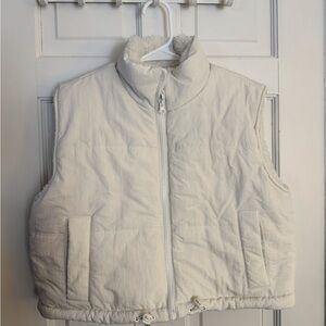 White Puffer Vest